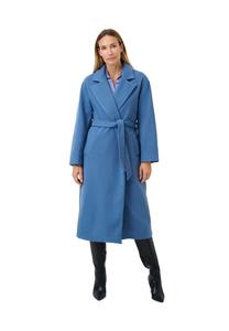 Пальто Мириам с поясом и отложным воротником Ricano, синий