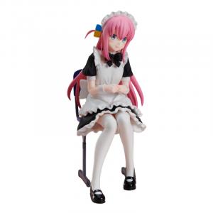 Фигурка aniple hitori gotoh bocchi the rock, поза горничной сидя, бонусные подарки 15.5см Aniplex