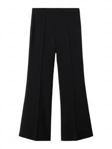 MANGO Брюки с расклешенными складками 'IGUANA' в черном цвете