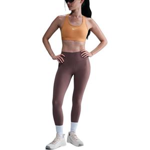 Спортивная майка Swoosh для женщин Orange Nike, оранжевый