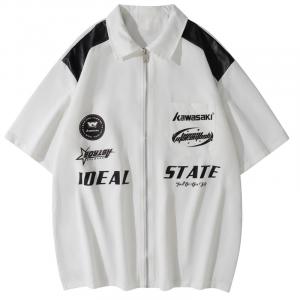 Футболка унисекс Kawasaki, белая