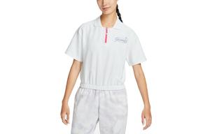 Рубашка поло женская Summit белая/черная Nike