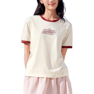 361° Футболка для бега женская cream white