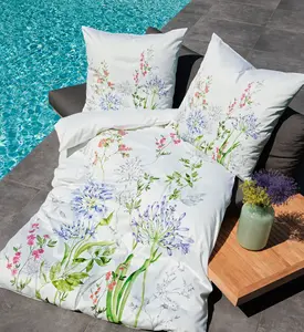 Постельное белье Janine Modern Art Mako Satin - Floral Meadow 135 x 200 см Floral Meadow Original Janine