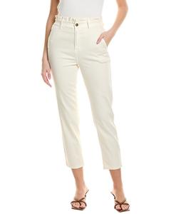 STATE Брюки с запахом и поясом-мешочком 1.State, белый