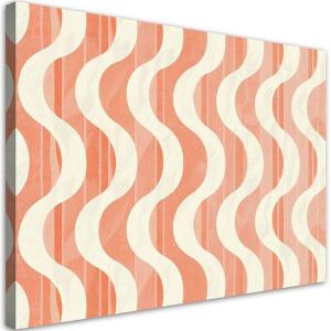 Картина арт-принт KUNSTLOFT Peach Serene Waves, сиреневый