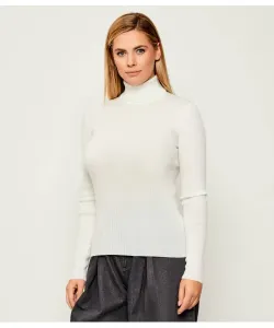 Шерстяная водолазка Kalis Slim fit Joop!, белый