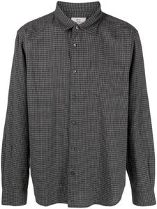 Рубашка в клетку гингем Woolrich, серый