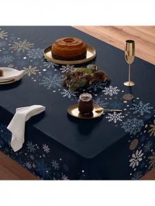 Mint Rugs Скатерть "Рождественская Натали" синего цвета