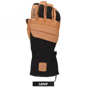 Перчатки Lenz Think About Ski, коричневый