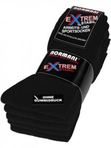 Normani 5 пар рабочих и спортивных носков, высочайшего качества, черного цвета