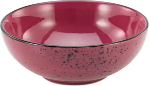 Миска для круп CreaTable "NATURE COLLECTION", 6 предметов, керамогранит, салатница, закусочная, Ø 16,5 см, цвет beere