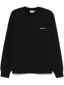 Толстовка Script Embroidery Carhartt Wip, черный