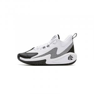 Детские баскетбольные кроссовки Curry, износостойкие, дышащие, средней высоты Under Armour, белый