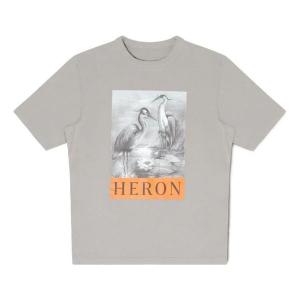 Футболка fw22 bw t-shirt 'grey' Heron Preston, серый