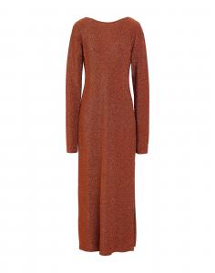 Платье миди Ottod'Ame, оранжево-коричневый