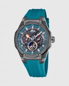 Мужские часы 18946/2 Vortex синие каучуковые LOTUS, синий