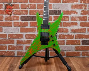 Jackson USA Custom Shop Warrior Slime Time Splatter 2025 с фирменным футляром