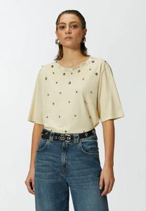 Футболка с принтом STORNI Pinko, бежевый