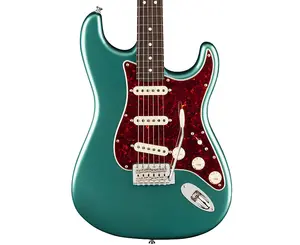 Fender American Professional Classic Stratocaster в цвете Faded Sherwood Green Metallic