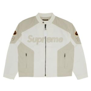 Куртка Supreme x Vanson Leathers x Cordura Cotton Jacket, White