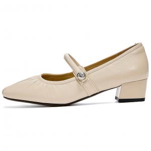 Туфли Мэри Джейн на блочном каблуке женские DAPHNE, Black