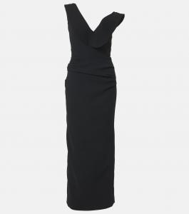 Платье макси с оборками Requiem Maticevski, черный