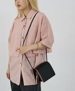 Мини-сумка через плечо Line, цветная линия Nomine, цвет Black