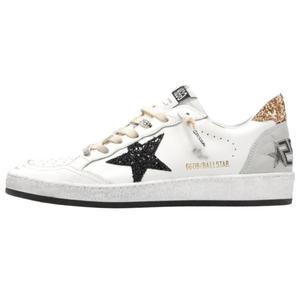 Кожаные кроссовки Ball Star Golden Goose, белый/черный