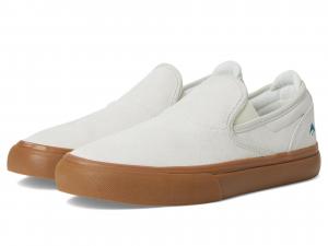 Кроссовки Emerica Wino G6 Slip-On, цвет White/Tan
