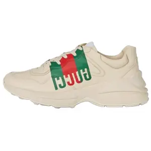 GUCCI Кроссовки Rhyton ' Web Ivory'