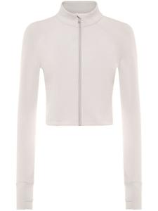 Укороченная спортивная толстовка на молнии Plein Sport, серый