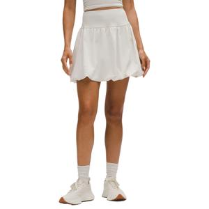 Повседневная короткая юбка женская Lululemon, светлая слоновая кость