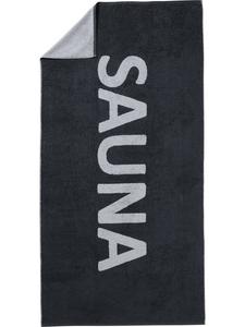 Полотенце для сауны и хаммама Erwin Müller, цвет anthrazit/silber