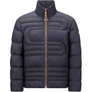 Стеганая куртка на молнии Xiaohai Moncler, denim синий