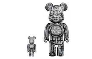 BE@RBRICK Hr Giger Black Chrome