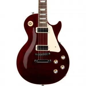 Электрогитара Gibson Les Paul Deluxe 70-х годов, винно-красная