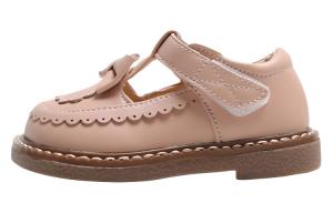 Дышащие, нескользящие, низкие детские кожаные туфли MAIBUXIONG, розовый