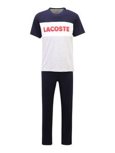 Пижама LACOSTE Long Pajamas, цвет Navy/mottled grey