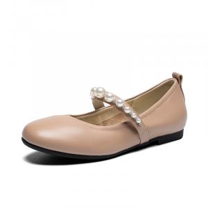 ZHR Женские повседневные туфли 1,5 см телесного цвета, цвет Nude