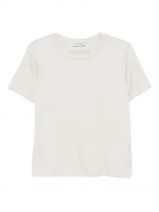 Футболка с вышитым логотипом и круглым вырезом 'S Max Mara, белый