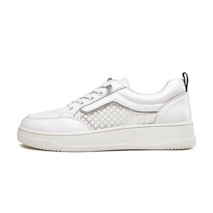 Низкие женские скейтерские кроссовки KANGNAI Белый Черный