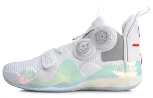 Баскетбольные кроссовки WOW 8 мужские высокие белые Lining