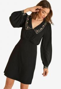 Платье Love & Roses Shirt dress, Black Floral/Black