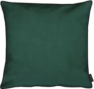 АПЭЛТ декоративная подушка "Рубин", чехол на подушку с наполнителем, 1 шт APELT 45х45 см, цвет petrol + unifarben