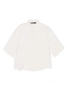 Фактурная рубашка с карманом Bimba Y Lola, белый