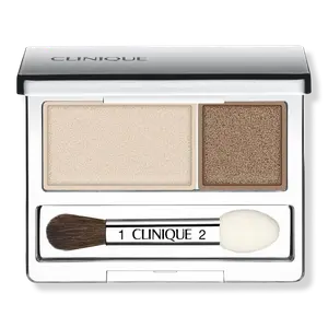 Тени для век All About Shadow Duo Eyeshadow Clinique, Ivory Bisque/Bronze Satin New