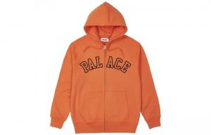 Арочная худи на молнии PALACE, оранжевый