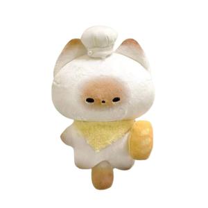 Плюшевая кукла Chinese Steamed Bun Cat высотой 15 см Pampered Journal
