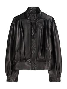 Демисезонная куртка Bershka, Black